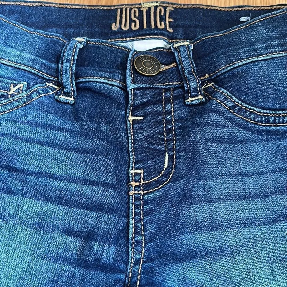 Justice Size 10 Slim Mid Rise Jeggings